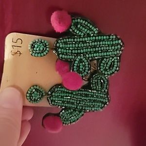 Cactus earrings